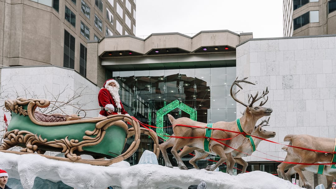 Où et quand voir le défilé du père Noël à Montréal?