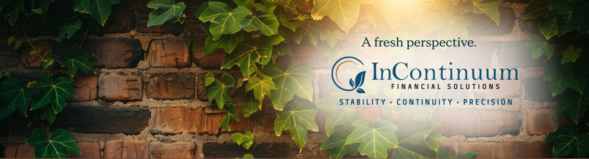 A fresh perspective. InContinuum Financial Solutions. Stability, continuity, precision.