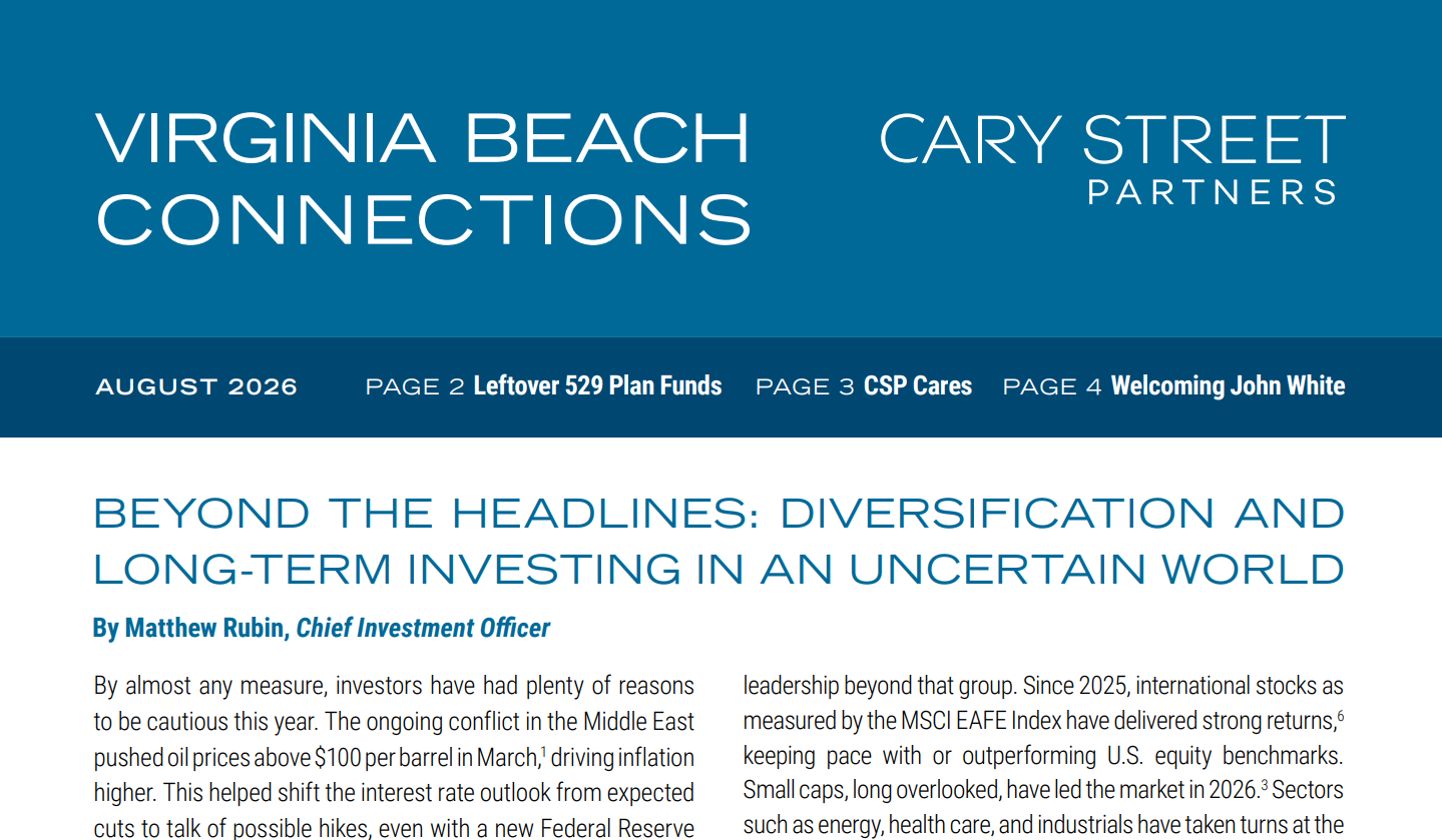 Virginia Beach Connections 3Q 2026 | Cary Street Partners