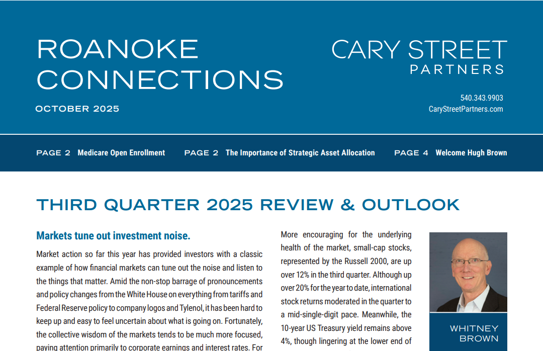 Roanoke Connections 3Q 2025 | Cary Street Partners
