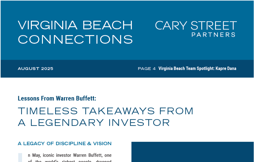 Virginia Beach Connections 2Q 2025 | Cary Street Partners