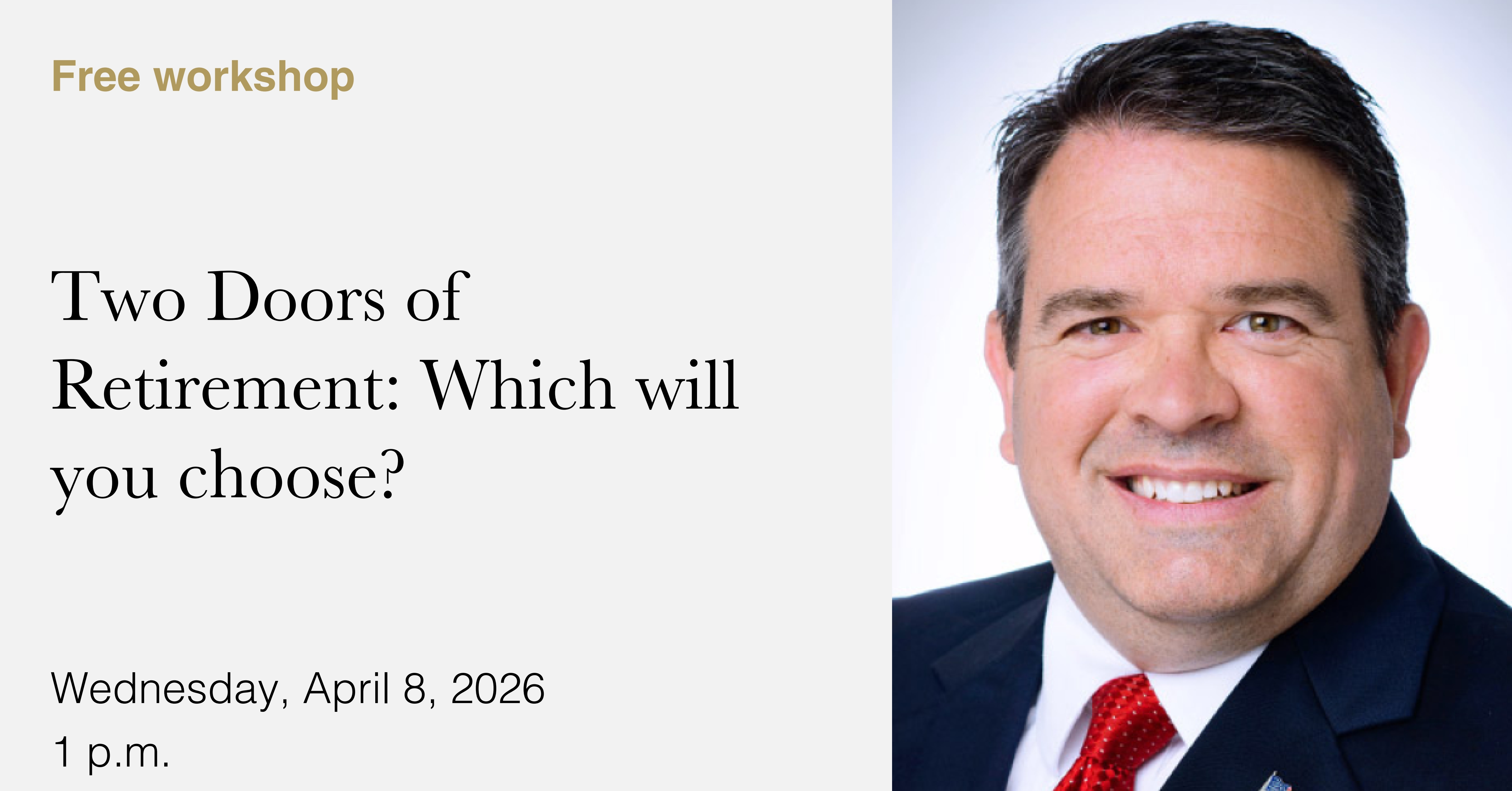 Two Doors of Retirement: Which will you choose? image