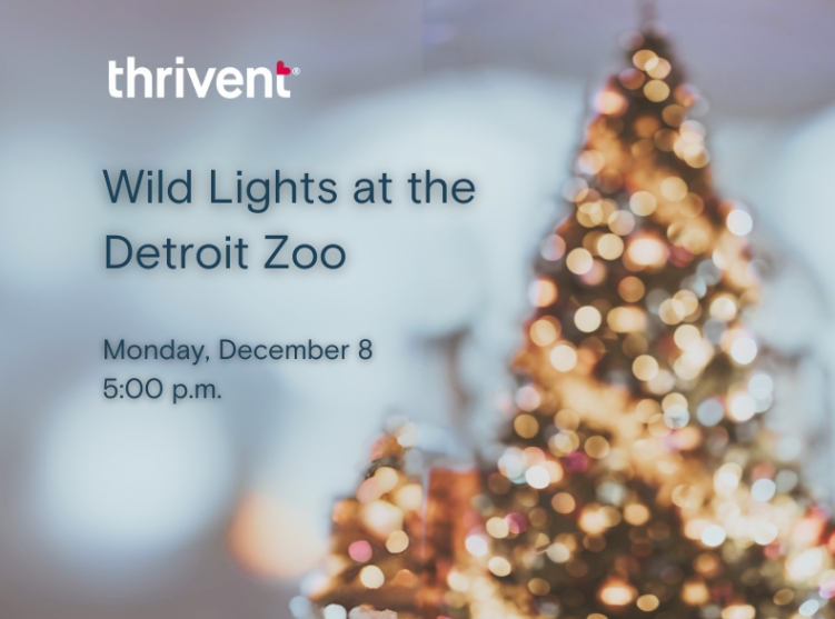 Thrivent presents Wild Lights at the Detroit Zoo