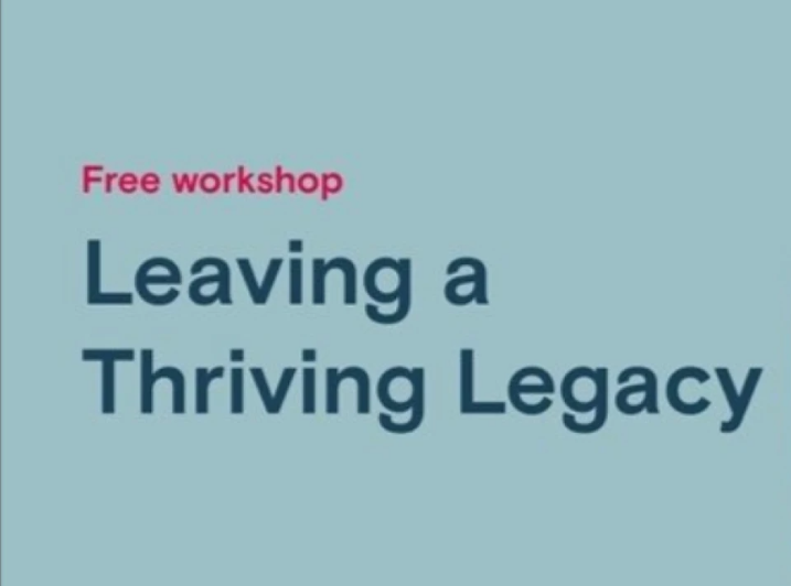 Leaving a Thriving Legacy image