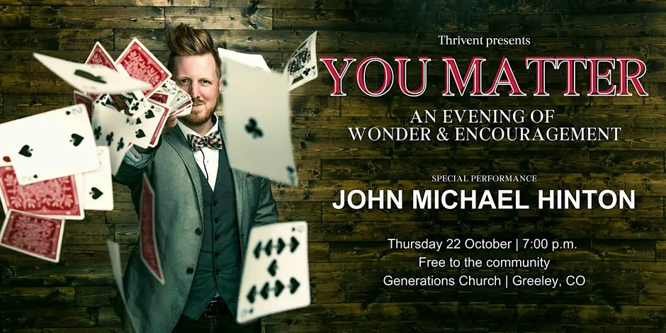 You Matter: A Night of Wonder & Encouragement image