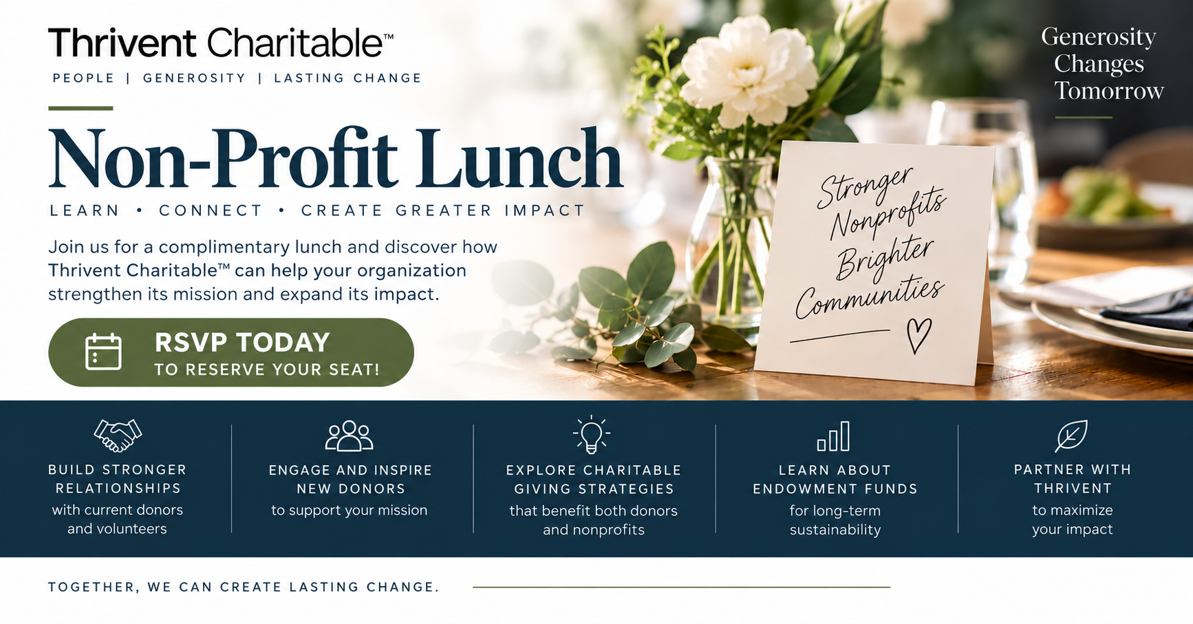 Thrivent Charitable Non-Profit Lunch image