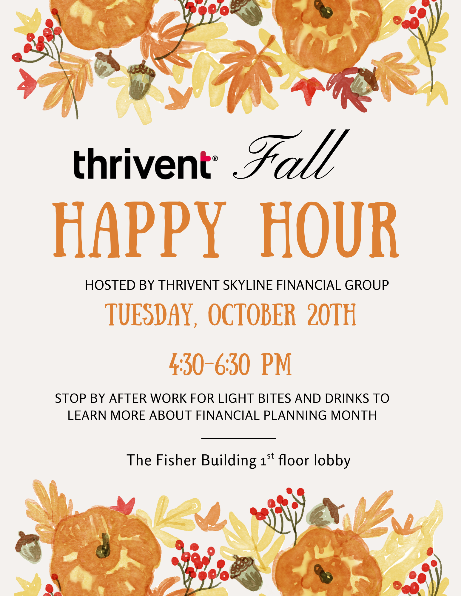 Thrivent Fall Happy Hour image