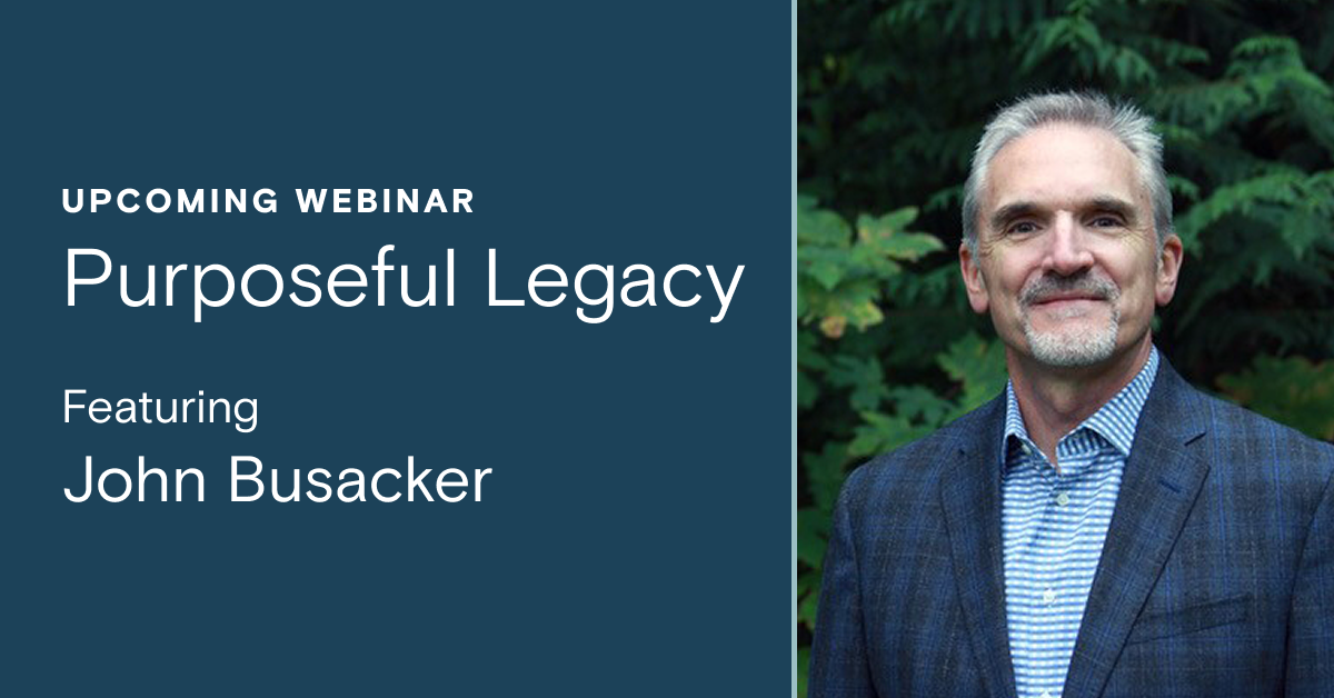 Purposeful Legacy: How to Share Values and Valuables With the Next Generations image