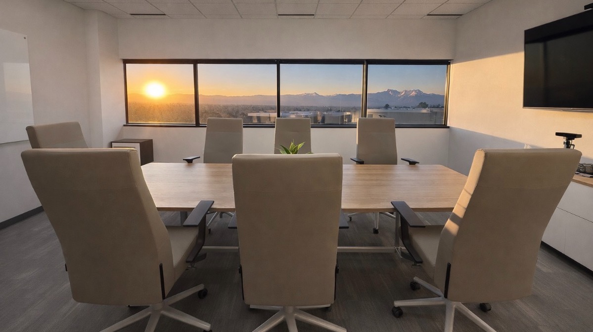 A photo of our office