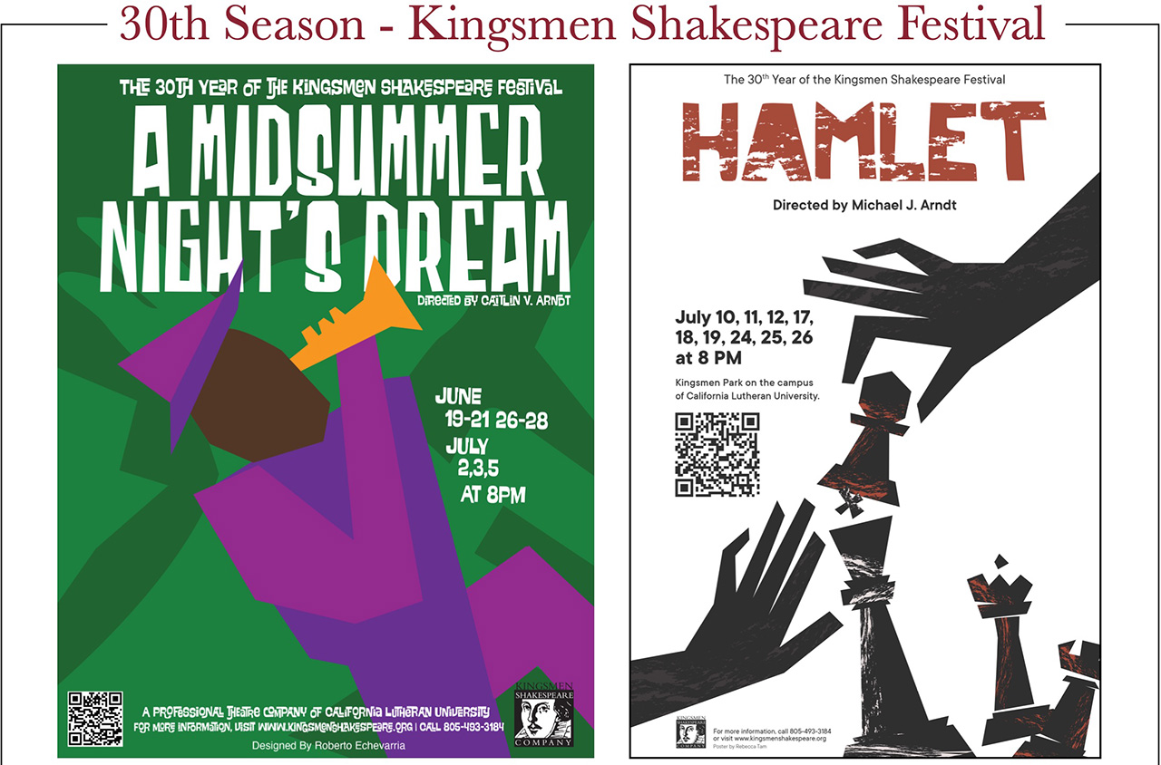 You're Invited to the Kingsmen Shakespeare Festival's 30th Anniversary Season