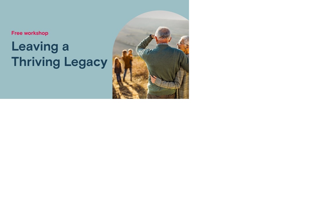 Leaving a Thriving Legacy image