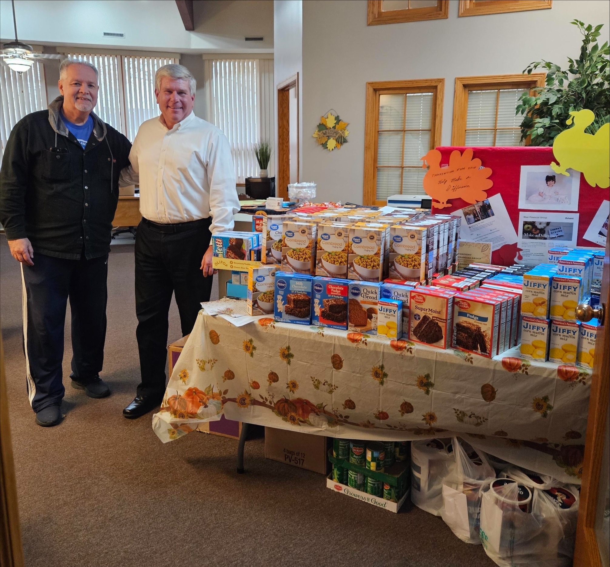 Thanksgiving Basket Donation Drive for Alicia's House Food Pantry