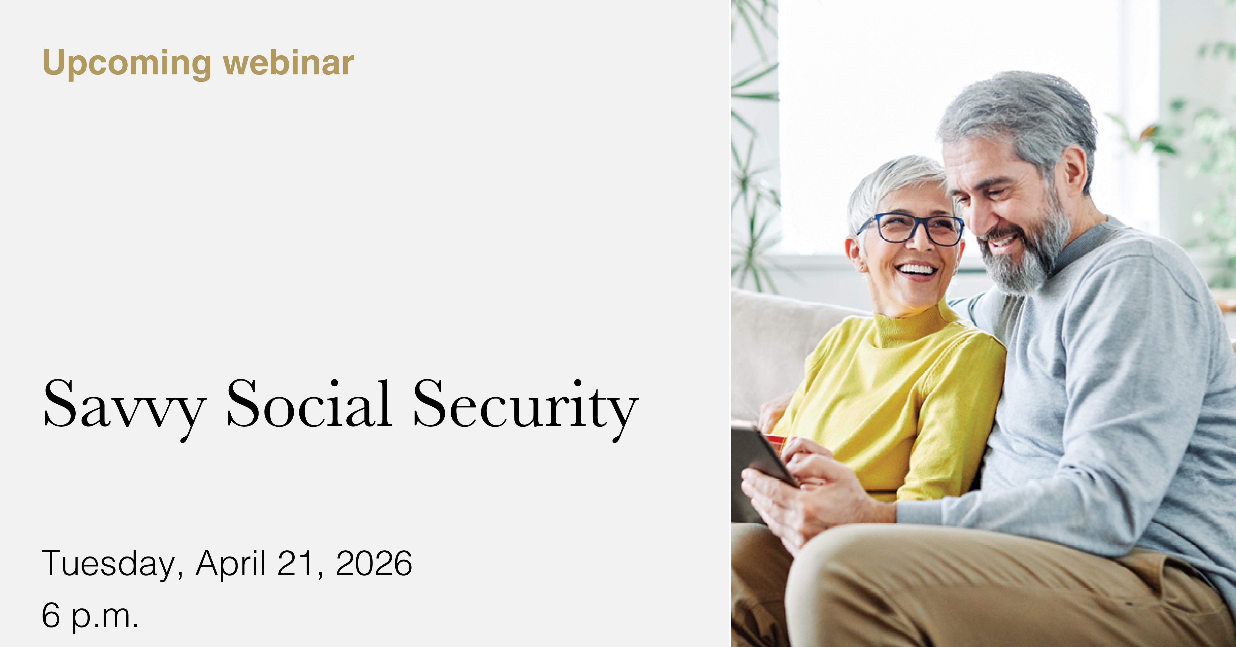 Savvy Social Security