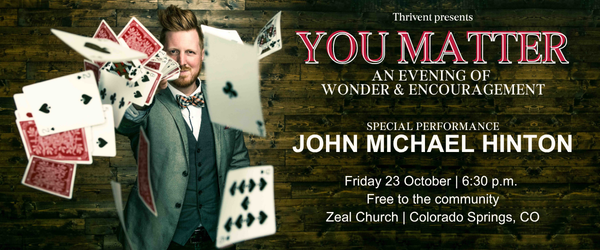 YOU MATTER: A Night of Wonder & Encouragement image