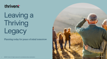 Leaving a Thriving Legacy - Planning Today for Peace of Mind Tomorrow image