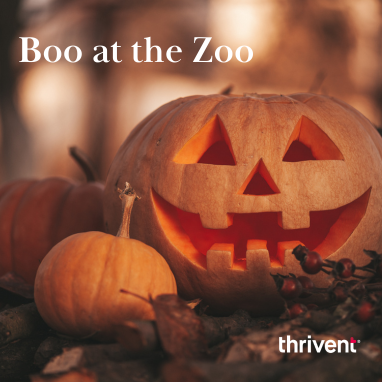 You are invited to a special experience with Thrivent for Boo at the Zoo