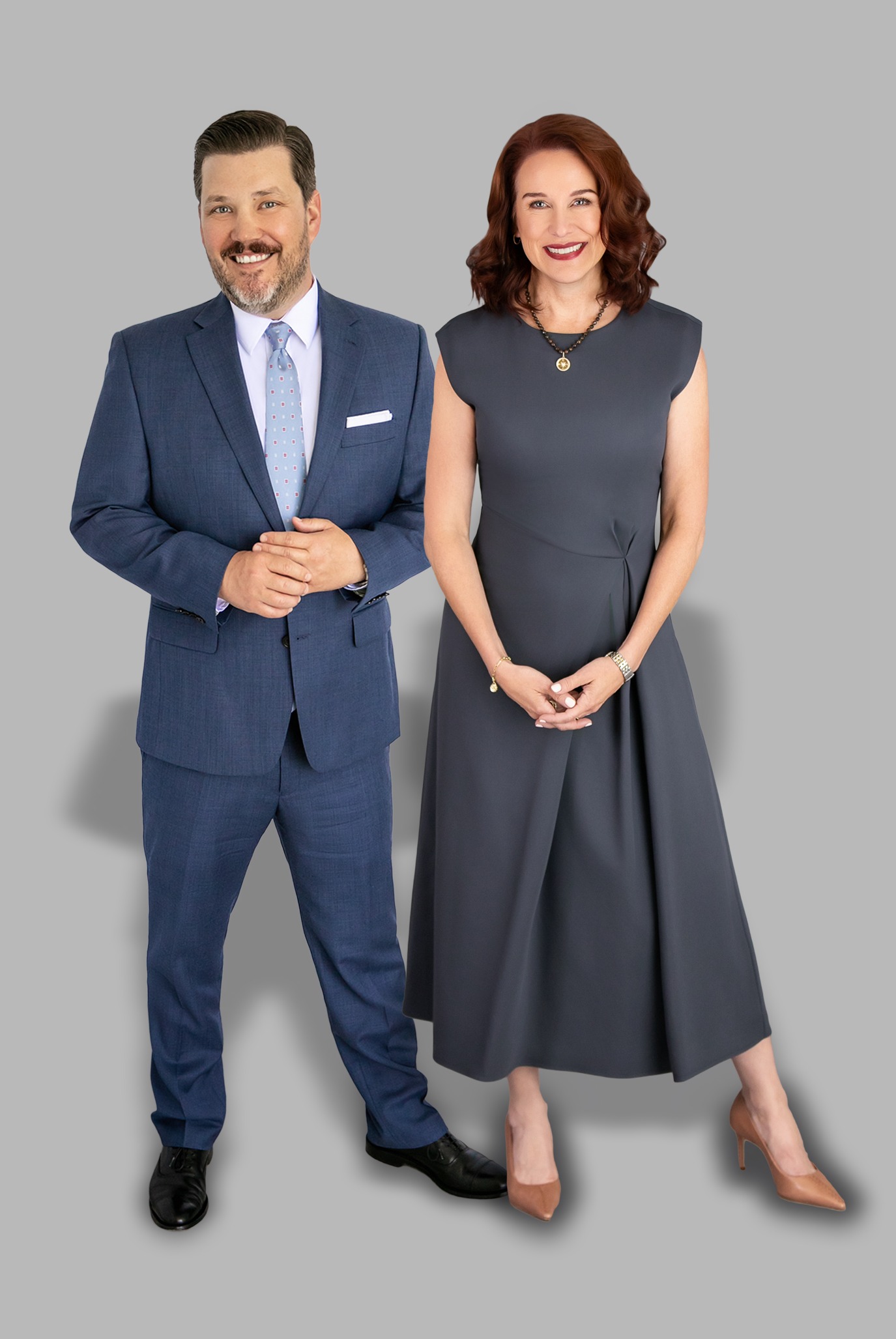 Portrait of Luke Cattau and Stephanie Shields.