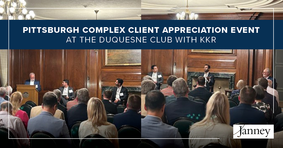 Client Appreciation Event Duquesne Club Pittsburgh Community Involvement